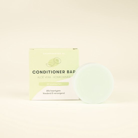 ShampooBars - Conditioner Bar Aloë Vera - Komkommer voor alle haartypes - 45g