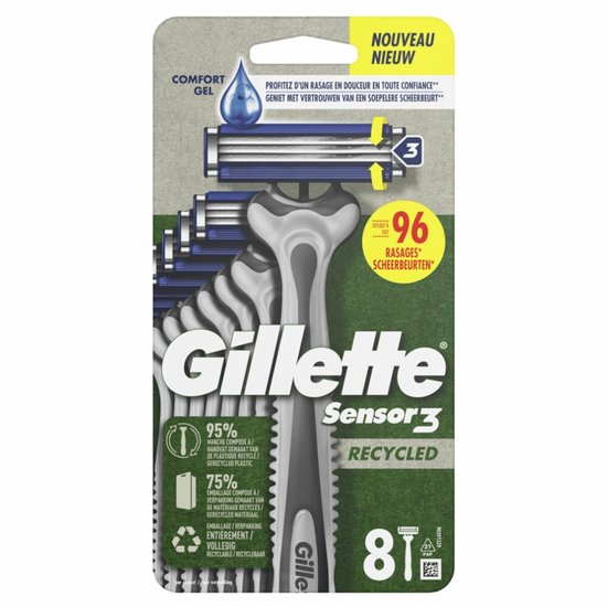 Gillette Mach 3 - Scheersysteem en 3 Scheermesjes
