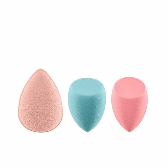 Real Techniques Sponge+ Pro-matte Poreless Perfection Set 3 Pcs