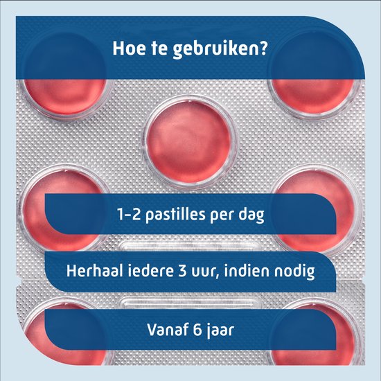 Natterman Hoest en Keel pastilles - Dempt de hoestprikkel - Verlicht keelpijn, heesheid en pijn bij slikken - Suikervrij - Anti-hoestmiddel - Medisch hulpmiddel - Vanaf 6 jaar - 20 pastilles