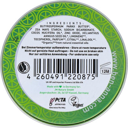 Ben  Anna Cream Deodorant Persian Lime 45GR