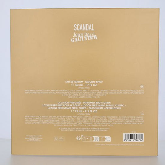 J.P. Gaultier Scandal Giftset | 50 ml EdP + 75 ml Body Lotion
