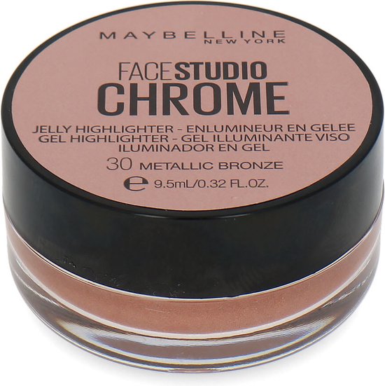 Maybelline Facestudio Chrome Jelly Highlighter | 30 Metallic Bronze | 9,5 ml