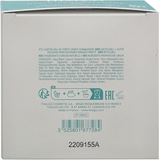 THALGO HYALU-PROCOLLAGENE WRINKLE CORRECTING GEL-CREAM 50 ML
