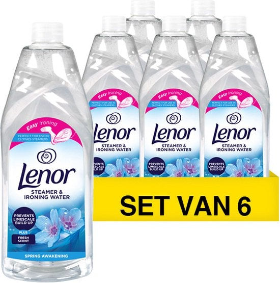 Lenor - Strijkwater - Spring Awakening (Alprilfris) - 6 x 1000 ml