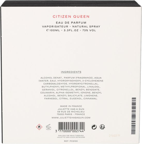 Juliette Has a Gun Citizen Queen - 100 ml - eau de parfum spray - damesparfum