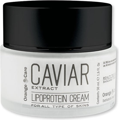 Orange Care Caviar Crème Huidverzorgingscrème Dag en Nacht crème vouwen mannen 50 ML - Kaviaarcrème met Hyaluronzuur, Aloë Vera,anti rimpel vochtinbrengende niet vette crème voor stralende tint