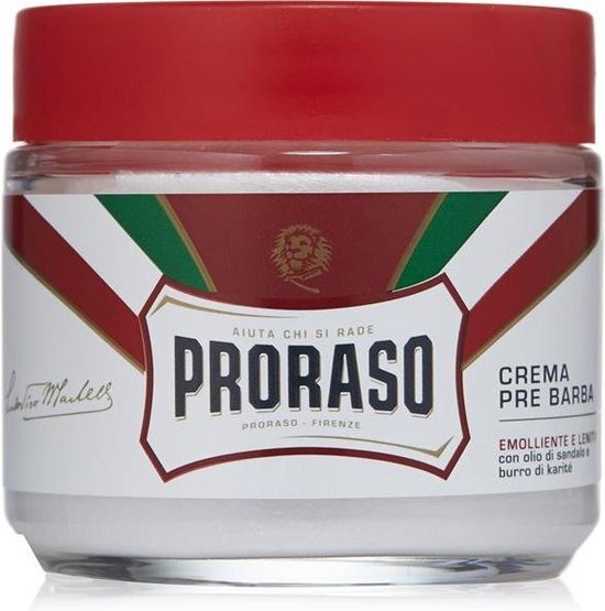 Proraso Pre-Shave Cream Scheercreme - Sandelwood 100 ml