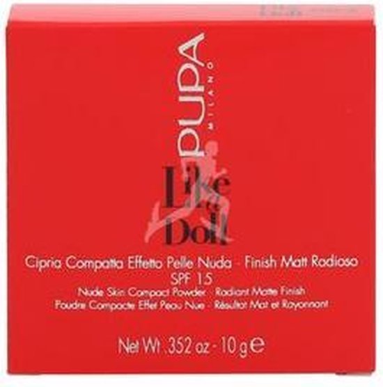 Pupa - Like A Doll Compact Powder - 002 Sublime Nude