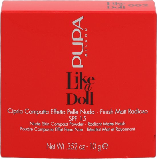 Pupa - Like A Doll Compact Powder - 002 Sublime Nude