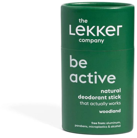The Lekker Company Deodorant Stick Be Active Woodland 40 gr