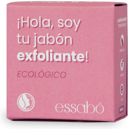 Essabó - Eco zeep Exfoliant - bodyscrub - gezicht scrub - biologisch - 120gr
