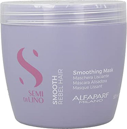 Haarmasker Alfaparf Milano Semi Di Lino Smooth Rebels Haar (500 ml)