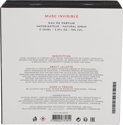 Juliette Has a Gun Musc Invisible Eau De Parfum Spray 100 ml