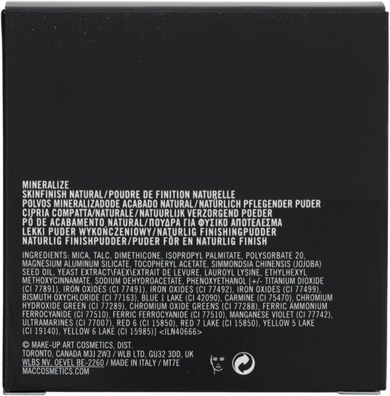 Mac - Mineralize Skinfinish Natural - Poeder - Medium Dark
