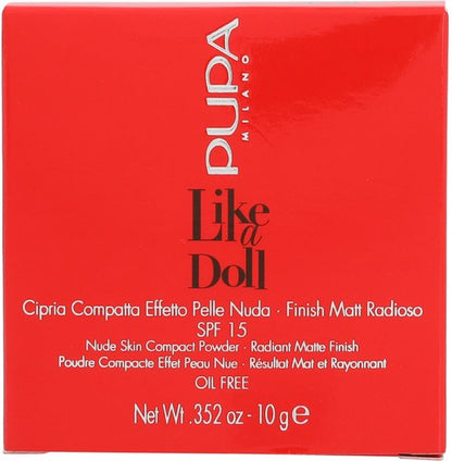 Pupa - Like A Doll Compact Powder - 002 Sublime Nude