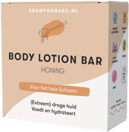 ShampooBars - Body Lotion Bar Honing Droge Huid - 45g