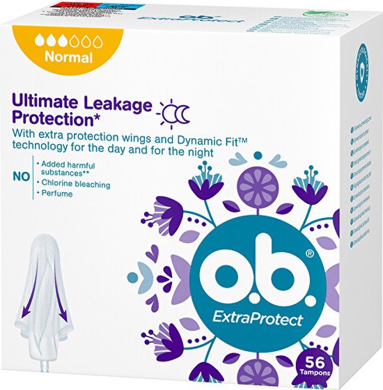 o.b. Extra Protect Normal 16 stuks