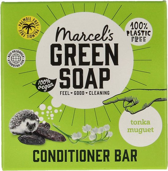 Marcel's Green Soap Conditioner Bar Tonka & Muguet - 60 gr