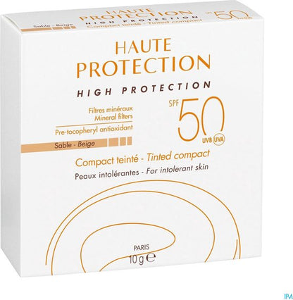 Avène Zon Compact Crème Sable SPF50 - Zonnebrand - 10 ml