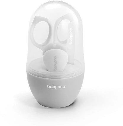 BabyOno |baby manicureset grijs|0+