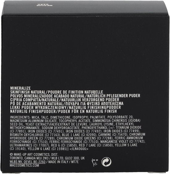 Mac - Mineralize Skinfinish Natural - Poeder - Medium Dark