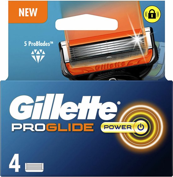 Scheermes Gillette Fusion Proglide Power (4 Stuks)