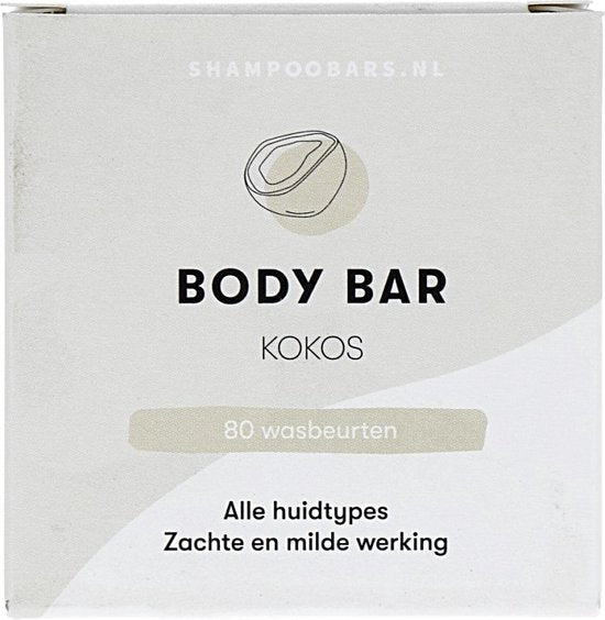 ShampooBars - Body Bar Kokos Alle Huidtypes - 60g