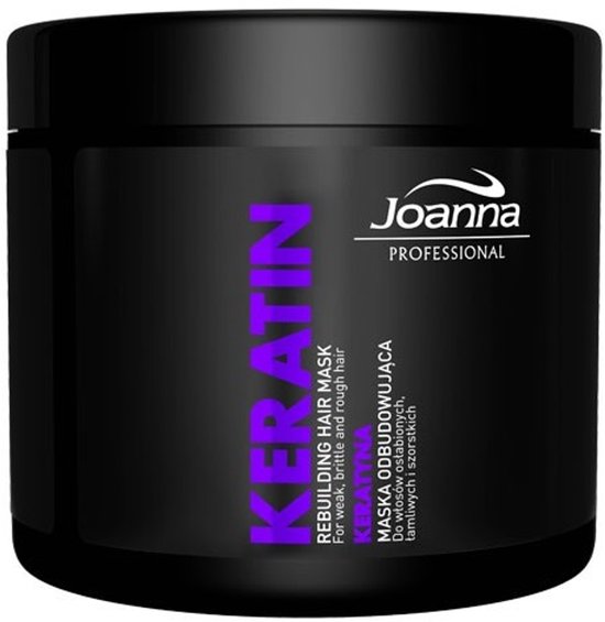Joanna Professional - Keratin Rebuilding Hair Restoring Mask For Hair Weakened From Keratin 500G