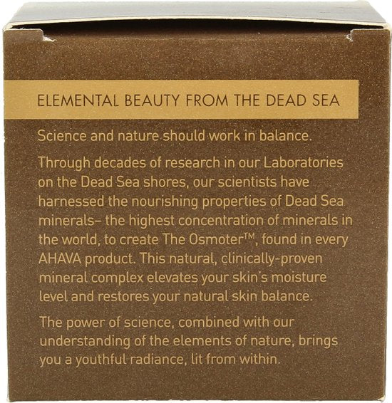 AHAVA Dode Zee Osmoter Crème | 24-Uurs Hydratatie | Blauw Licht Bescherming | Anti-rimpel Formule | Anti-Aging Dagcrème voor Mannen & Vrouwen | Moistu