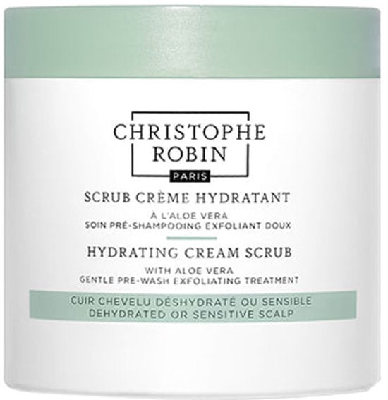 Christophe Robin Hydrating Cream Scrub with Aloe Vera - 250ml