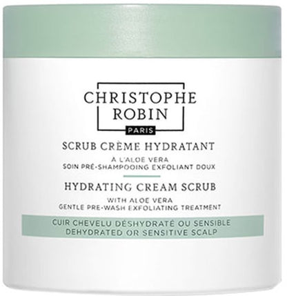 Christophe Robin Hydrating Cream Scrub with Aloe Vera - 250ml