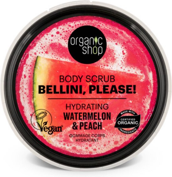 Organic Shop Body Scrub Watermelon & Peach - 250 ml
