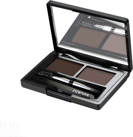 Pupa Eyebrow Design Set - 003 Dark Brown