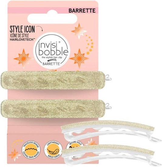 Invisibobble Barrette Time To Shine Glitterally 2Stuks