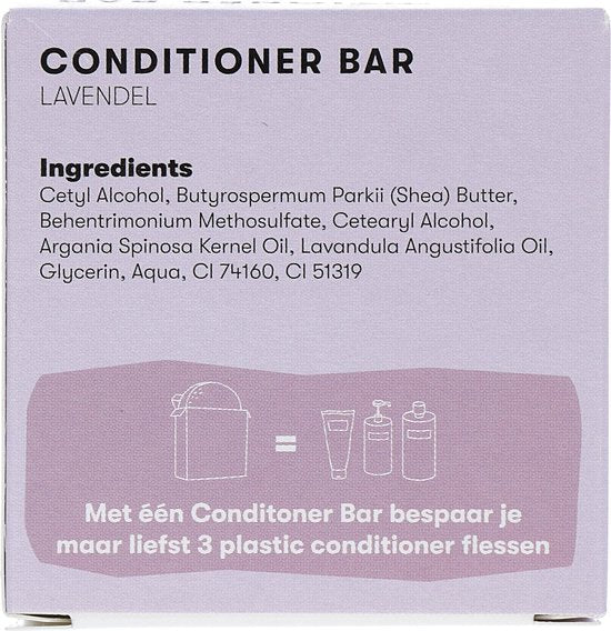 ShampooBars - Conditioner Bar Lavendel Pluizig haar 0% parfum - 45g