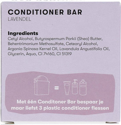 ShampooBars - Conditioner Bar Lavendel Pluizig haar 0% parfum - 45g