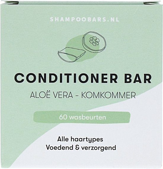 ShampooBars - Conditioner Bar Aloë Vera - Komkommer voor alle haartypes - 45g