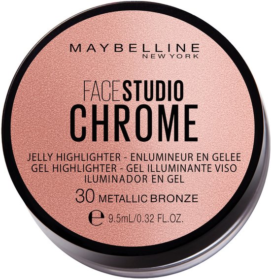 Maybelline Facestudio Chrome Jelly Highlighter | 30 Metallic Bronze | 9,5 ml