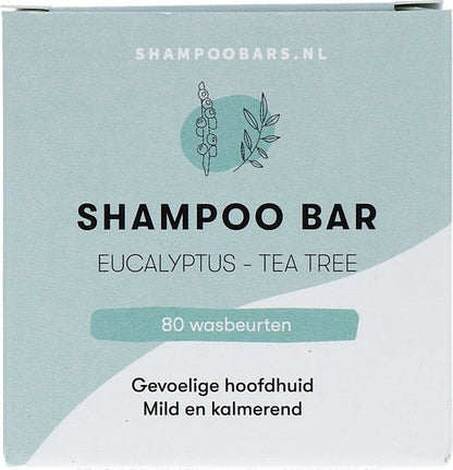ShampooBars - Shampoo Bar Eucalyptus - Tea Tree Gevoelige hoofdhuid - 60gr
