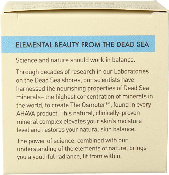 AHAVA Dagcreme voor Normale tot Droge Huid - Ultra Licht & Hydraterend | Geeft Gezonde Gloed | Voorkomt Uitdroging | Moisturizer voor een droge huid & gezicht | Gezichtscreme voor mannen & vrouwen - 50ml