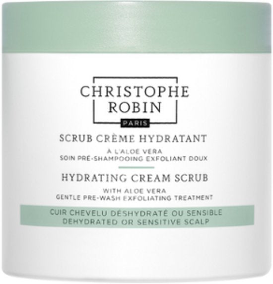 Christophe Robin Hydrating Cream Scrub with Aloe Vera - 250ml