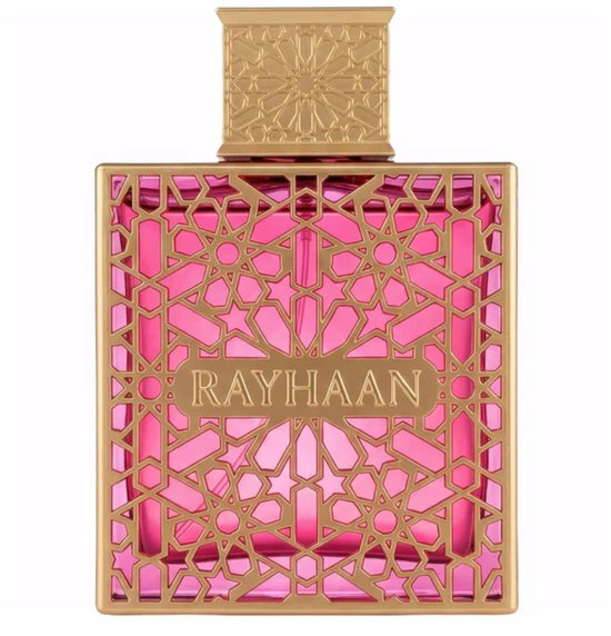 Rayhaan Kiss Parfum voor Dames 100ml Eau de Parfum – Gourmand Oriëntaalse Geur met Aardbei, Vanille & Karamel | Zoet, Crèmig & Warm Damesparfum voor Herfst en Winter met Kajal Sticker