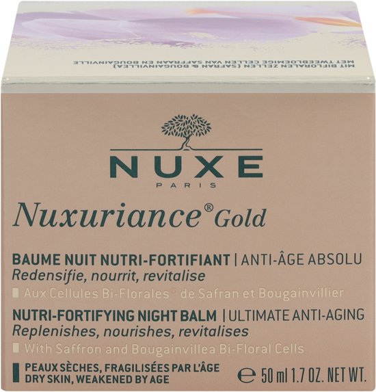 Anti-Veroudering Nachtbalsem Nuxuriance Gold Nuxe (50 ml)