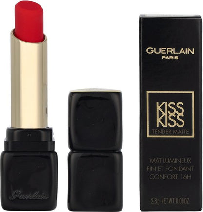 Guerlain Lipstick Lip Make-up Kiss Kiss Tender Matte 666 Lucky Pink