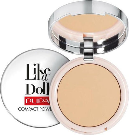 Pupa Like A Doll Compact Powder 001 Porcelain - 1 Stuks