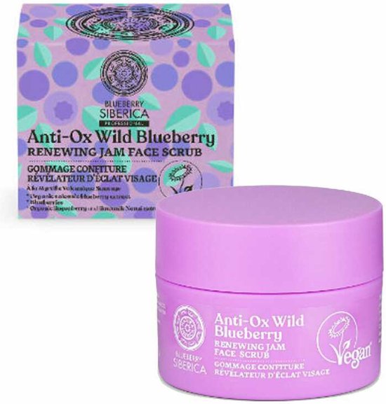 Natura Siberica Bosbes Siberica Radiance Revealing Jam Gezichtsscrub 50 ml