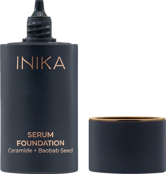 INIKA Organic Serum Foundation - Daring, alle huidtyen, skincare & make-up in 1