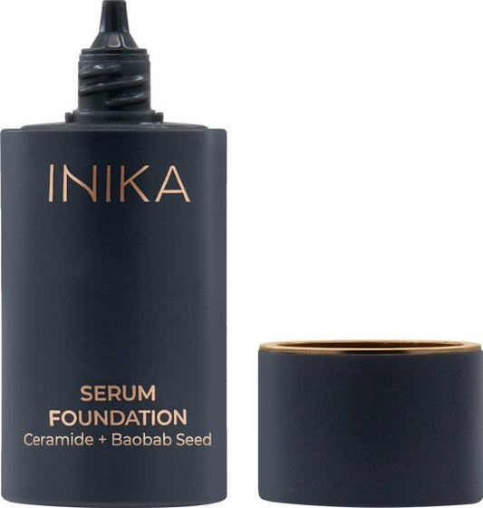 INIKA Organic Serum Foundation - Daring, alle huidtyen, skincare & make-up in 1