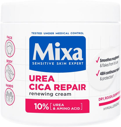 Urea Cica Repair+ Regenererende Hand- en Lichaamscrème 400ml